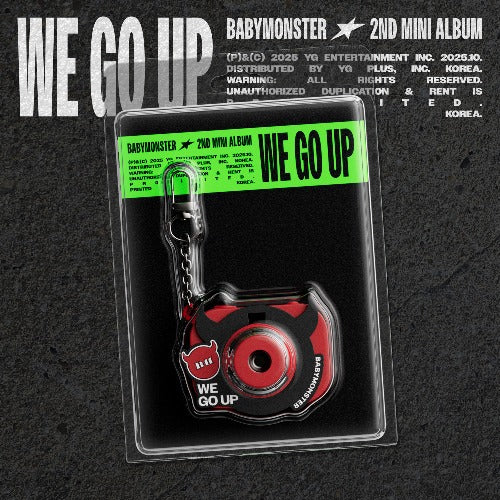 BABYMONSTER2nd MINI ALBUM [WE GO UP] (MINI BEAM KEYRING Ver.)
