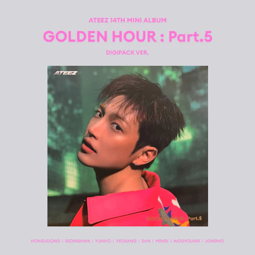 ATEEZ 14th Mini Album [GOLDEN HOUR : Part.5] (DIGIPACK Ver.)