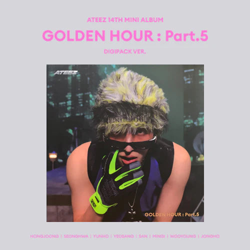 ATEEZ 14th Mini Album [GOLDEN HOUR : Part.5] (DIGIPACK Ver.)