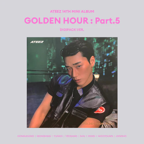 ATEEZ 14th Mini Album [GOLDEN HOUR : Part.5] (DIGIPACK Ver.)