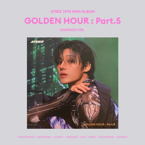 ATEEZ 14th Mini Album [GOLDEN HOUR : Part.5] (DIGIPACK Ver.)