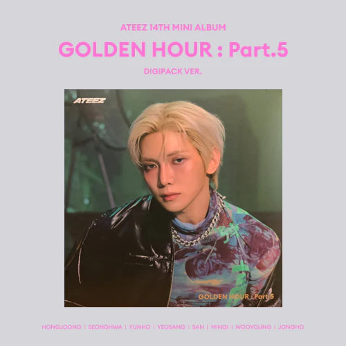 ATEEZ 14th Mini Album [GOLDEN HOUR : Part.5] (DIGIPACK Ver.)