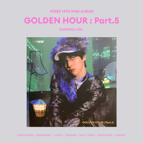 ATEEZ 14th Mini Album [GOLDEN HOUR : Part.5] (DIGIPACK Ver.)