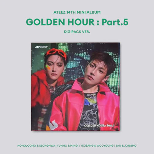 ATEEZ 14th Mini Album [GOLDEN HOUR : Part.5] (DIGIPACK UNIT Ver.)