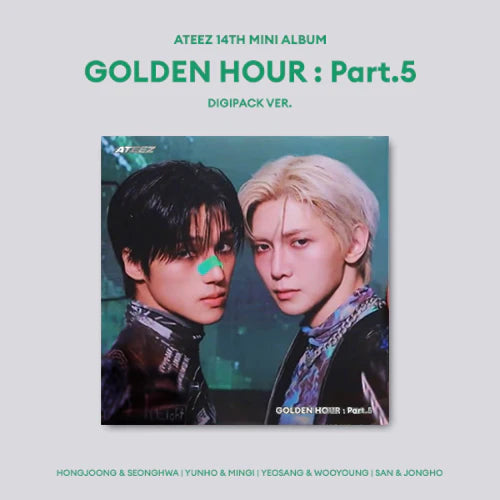 ATEEZ 14th Mini Album [GOLDEN HOUR : Part.5] (DIGIPACK UNIT Ver.)