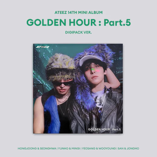 ATEEZ 14th Mini Album [GOLDEN HOUR : Part.5] (DIGIPACK UNIT Ver.)