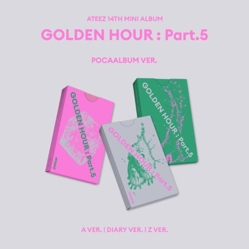 ATEEZ 14th Mini Album [GOLDEN HOUR : Part.5] (POCAALBUM)