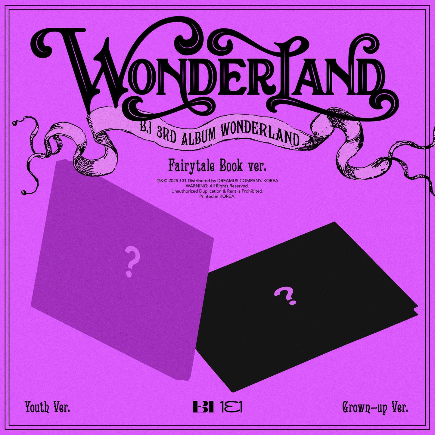 B.I 3rd Album [WONDERLAND] (Fairytale Book Ver.)
