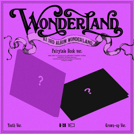 B.I 3rd Album [WONDERLAND] (Fairytale Book Ver.)