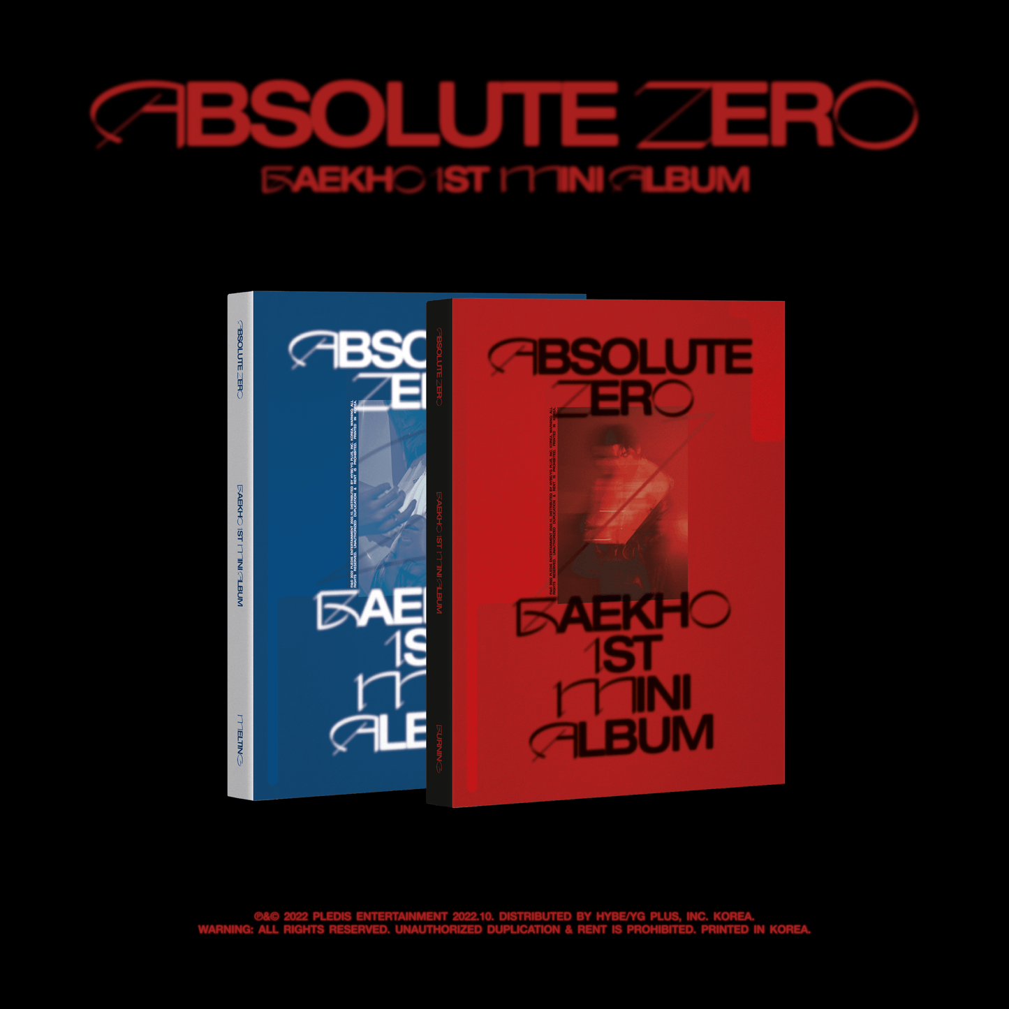 BAEKHO 1st Mini Album [Absolute Zero]
