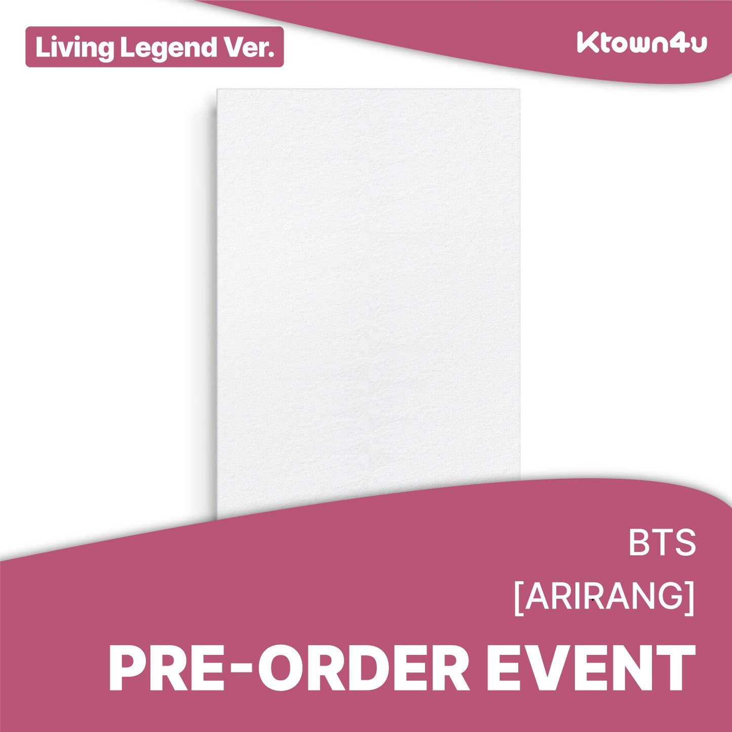 BTS 5th Full Album [ARIRANG] (Living Legend Ver.) + POB Ktown4u