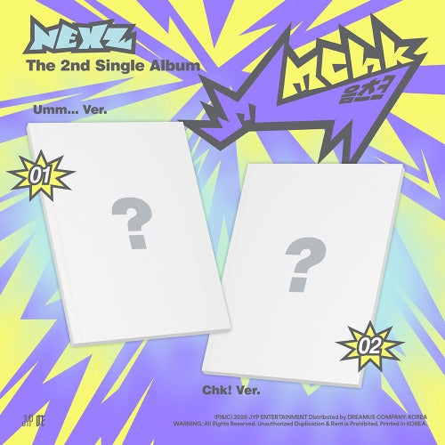 NEXZ 2nd Single Album [Mmchk] (Umm... Ver. / Chk! Ver.)