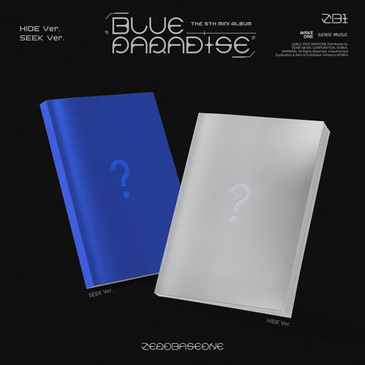 ZB1 - BLUE PARADISE Standard (SEEK & HIDE ver.)