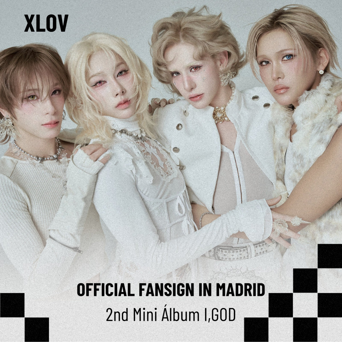 XLOV 2nd Mini Album [I,GOD] OFFICIAL FANSIGN IN MADRID