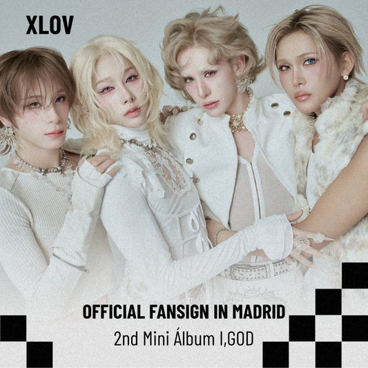 XLOV 2nd Mini Album [I,GOD] OFFICIAL FANSIGN IN MADRID
