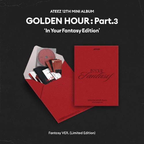 ATEEZ 12th Mini Album [GOLDEN HOUR : Part.3 'In Your Fantasy Edition' (Limited)