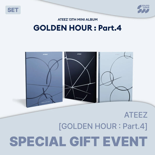 ATEEZ 13th Mini Album [GOLDEN HOUR : Part.4] + Soundwave POB