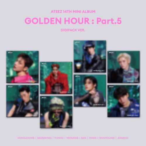 ATEEZ 14th Mini Album [GOLDEN HOUR : Part.5] (DIGIPACK Ver.)
