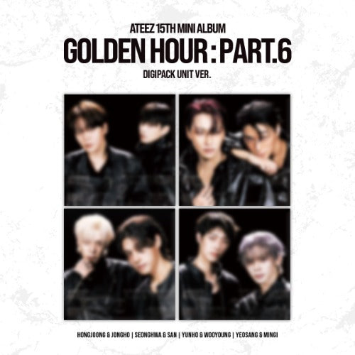 ATEEZ 15TH MINI ALBUM [GOLDEN HOUR : Part.6] (DIGIPACK UNIT VER.)