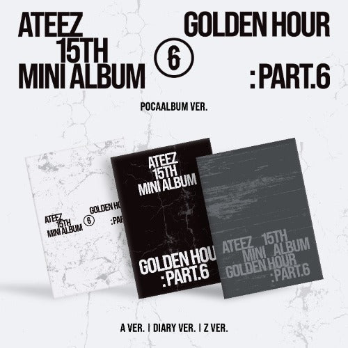 ATEEZ 15TH MINI ALBUM [GOLDEN HOUR : Part.6] (POCAALBUM)