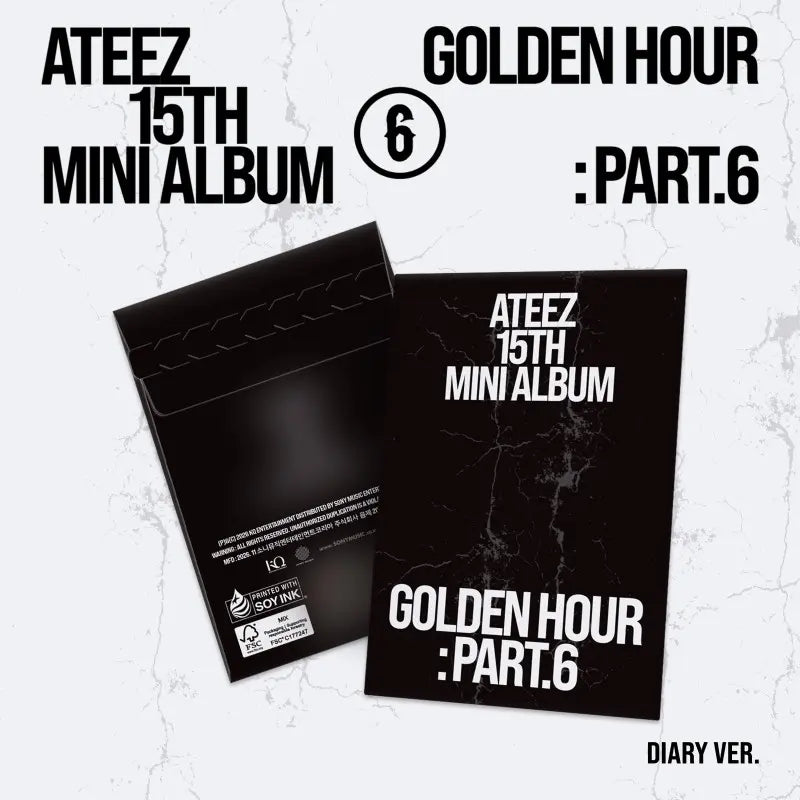 ATEEZ 15TH MINI ALBUM [GOLDEN HOUR : Part.6] (POCAALBUM)