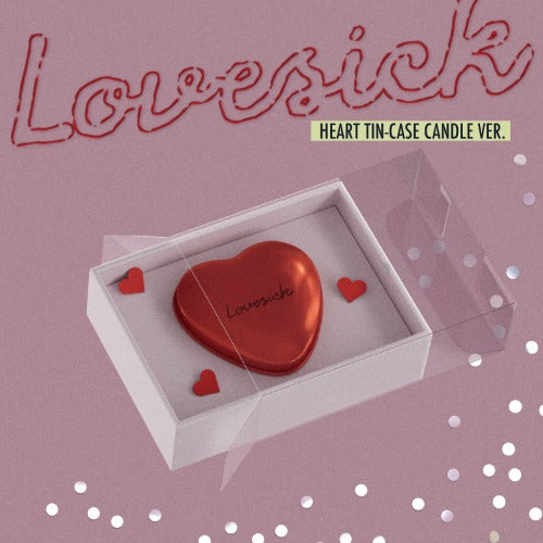 CHAERYEONG (ITZY)1st Mini Album [Lovesick] (HEART TIN-CASE CANDLE Ver.)