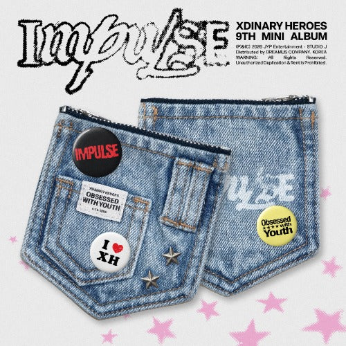 Xdinary Heroes 9th Mini Album [IMPULSE] (DENIM POUCH Ver.)