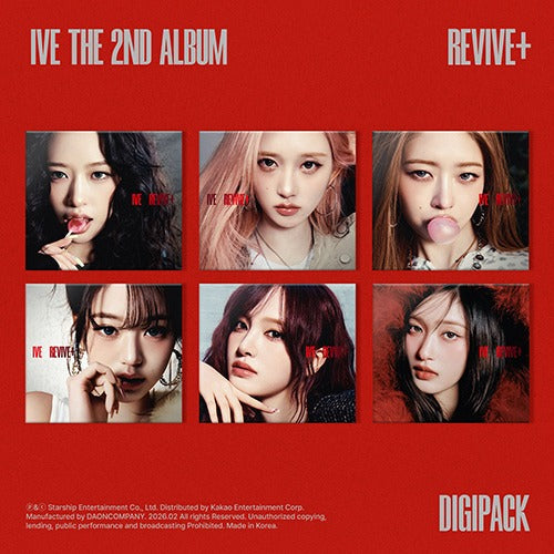 IVE 2nd Album [REVIVE+] (Digipack Ver.) (Limited)