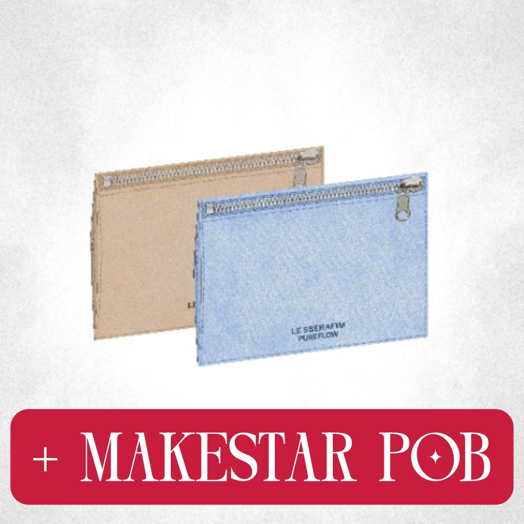 LE SSERAFIM 2nd Studio Album [PUREFLOW] pt.1 (Weverse Albums Ver.) + MAKESTAR POB