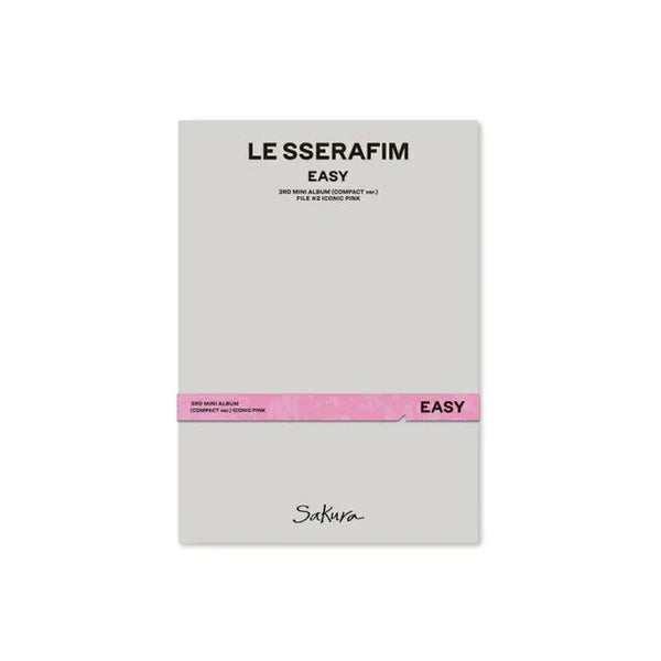 LE SSERAFIM 3rd Mini Album [EASY] (COMPACT Ver.)