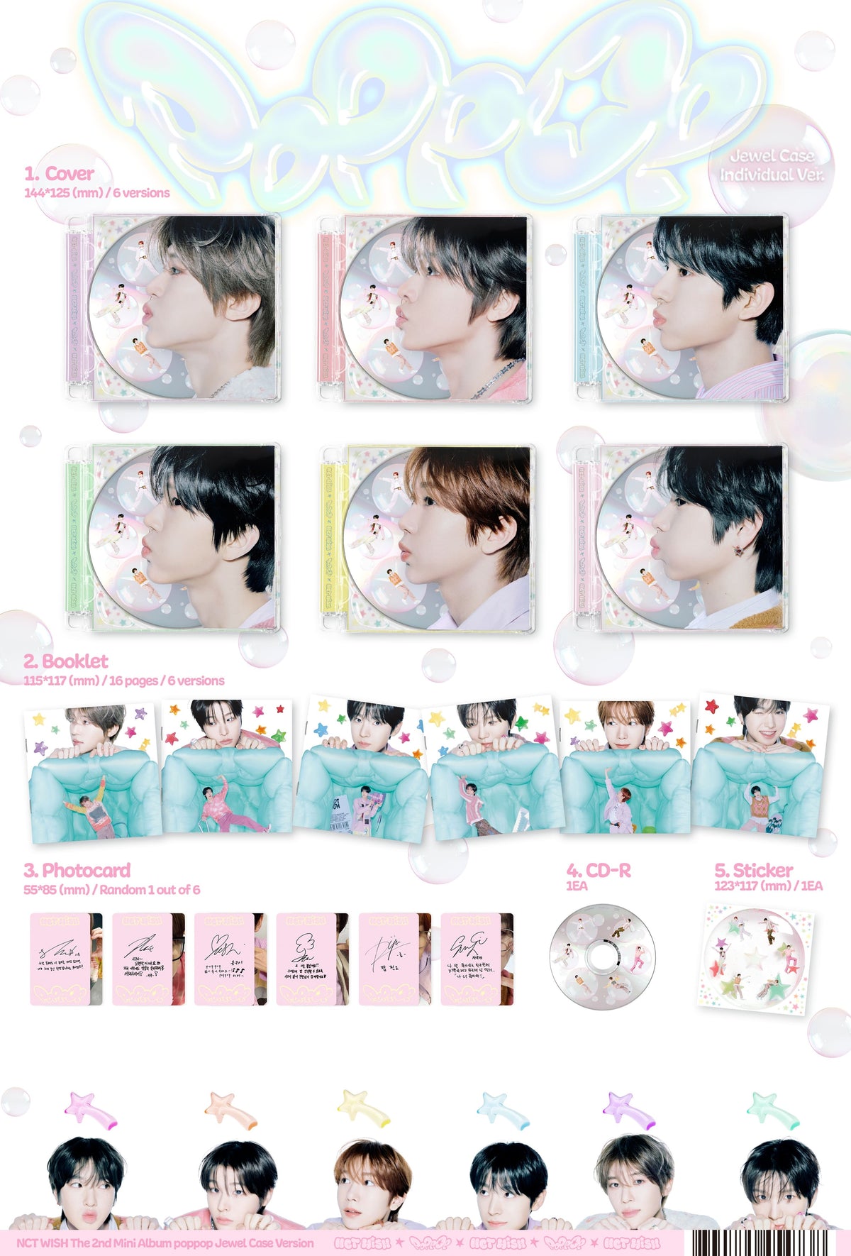NCT WISH - [poppop] (Jewel Case Ver.)