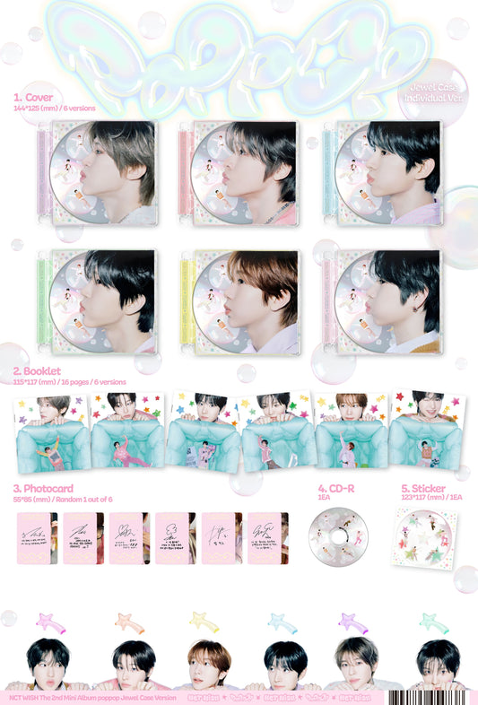 NCT WISH - [poppop] (Jewel Case Ver.)