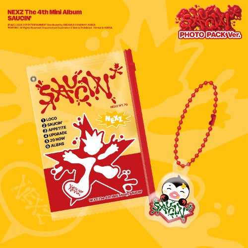 NEXZ - The 4th Mini Album [SAUCIN] (PHOTO PACK ver.) MAKESTAR POB