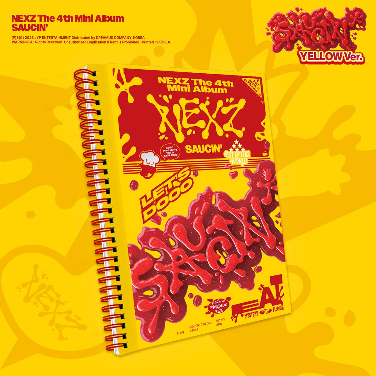 NEXZ - The 4th Mini Album [SAUCIN] Random SOUNDWAVE POB