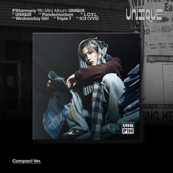 P1Harmony 9th Mini Album [UNIQUE] (Compact Ver.)