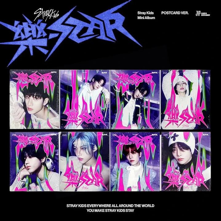 Stray Kids 8th Mini Album [樂-STAR] (POSTCARD VER.)