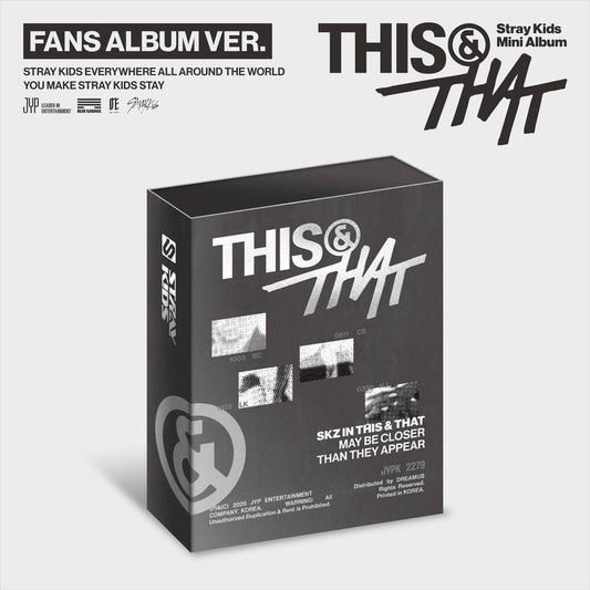 Stray Kids 10th Mini Album [THIS & THAT] (FANS ALBUM VER.)