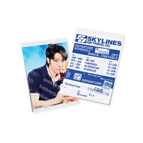SUPER JUNIOR (Weverse) 2027 SEASON'S GREETINGS (Wall Calendar)