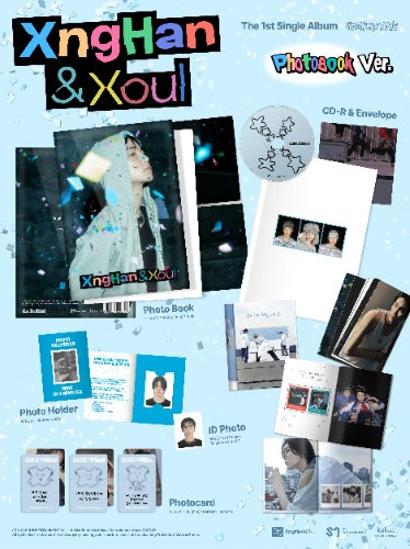 XngHan&Xoul 1st Single Album [Waste No Time] (Photobook Ver.)