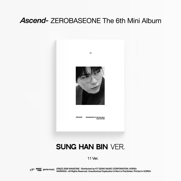 ZEROBASEONE 6th Mini Album [Ascend-] (11 Ver.)